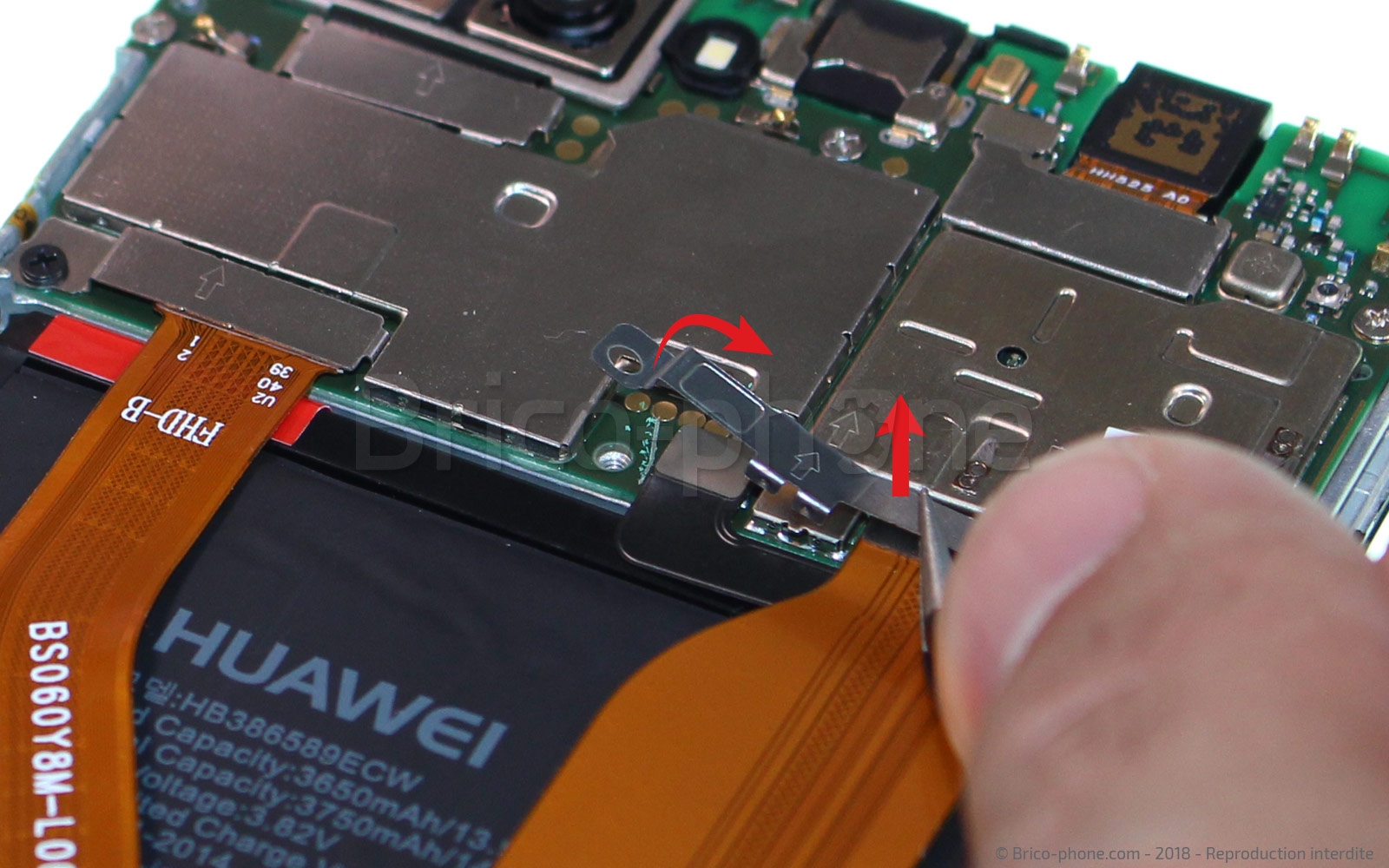 Changement d'écran (vitre+LCD) sur Honor View 10 photo 2