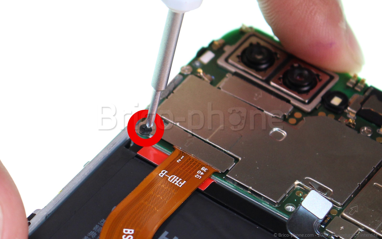 Changement d'écran (vitre+LCD) sur Honor View 10 photo 1