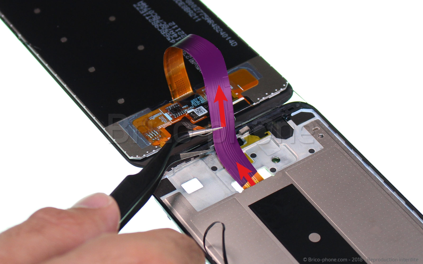 Changement d'écran (vitre+LCD) sur Honor View 10 photo 1