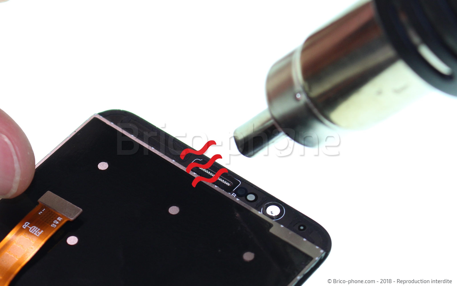 Changement d'écran (vitre+LCD) sur Honor View 10 photo 1