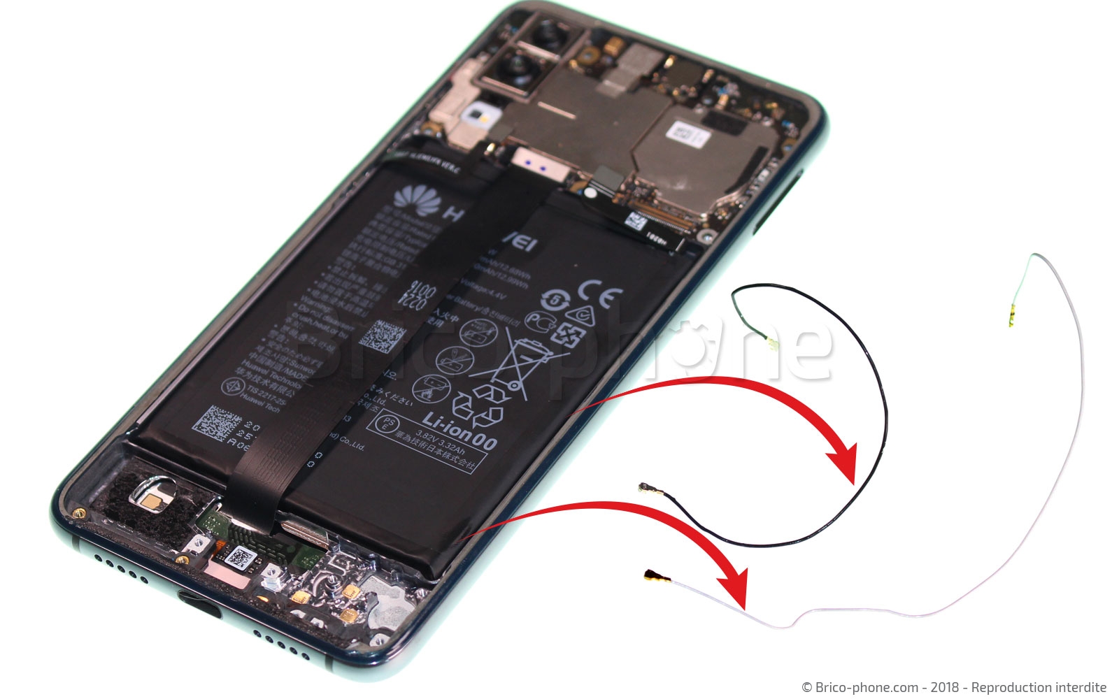 Démontage complet sur P20 photo 3