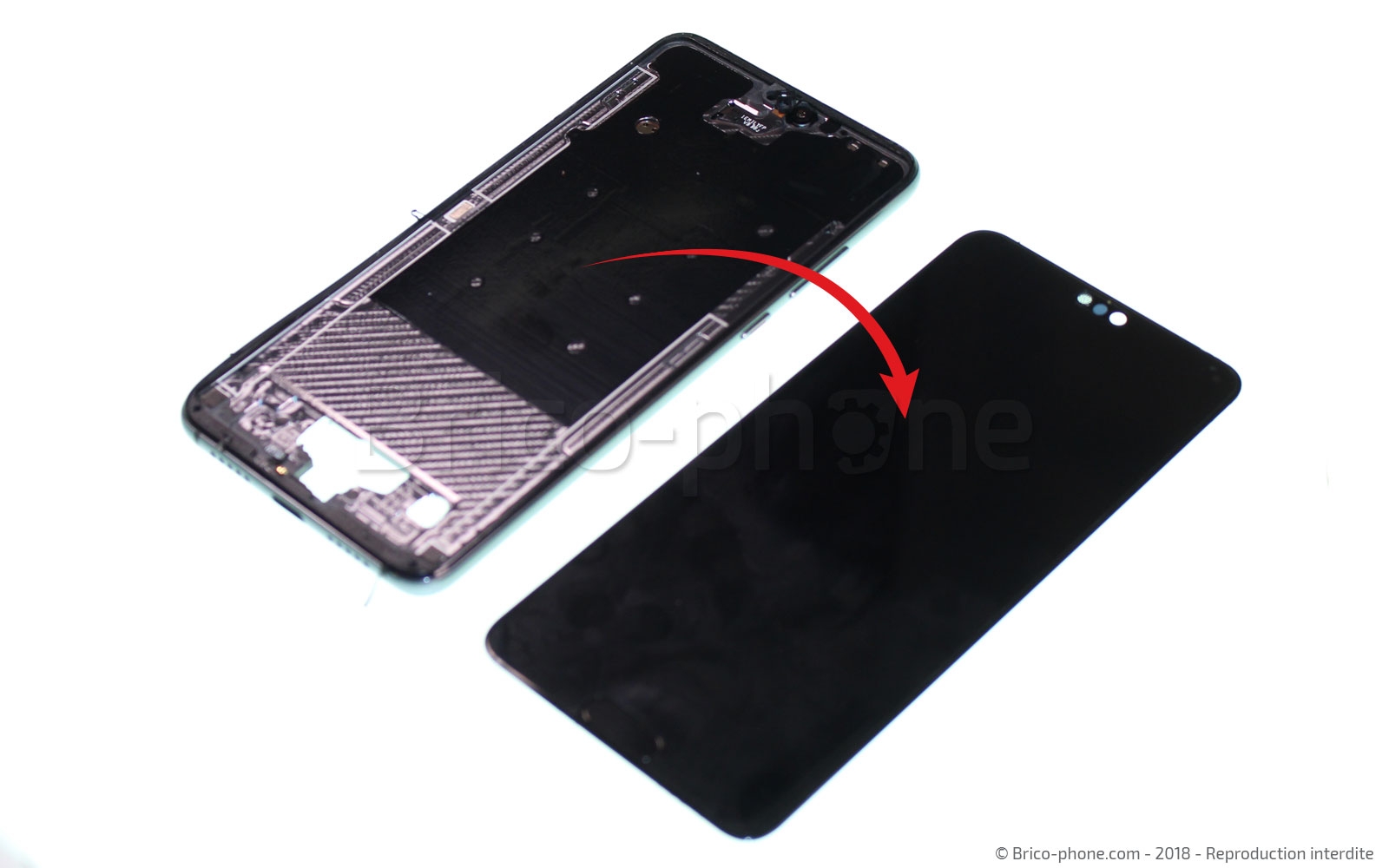 Démontage complet sur P20 photo 4