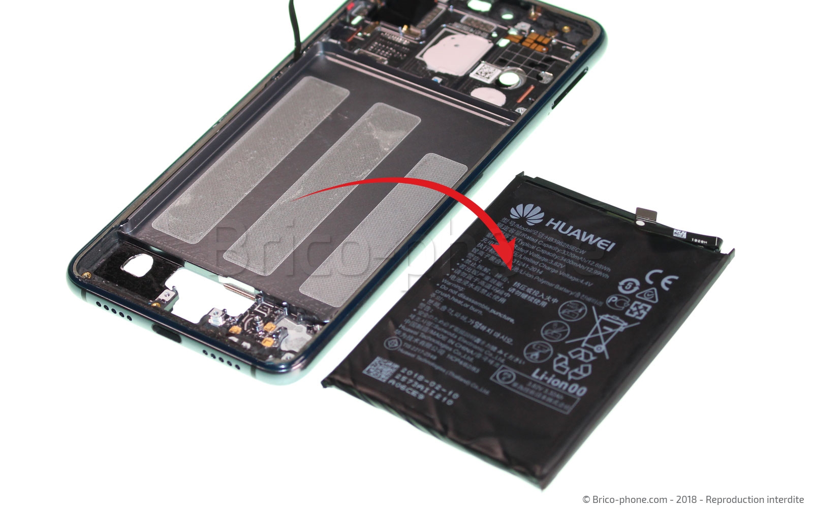 Démontage complet sur P20 photo 4