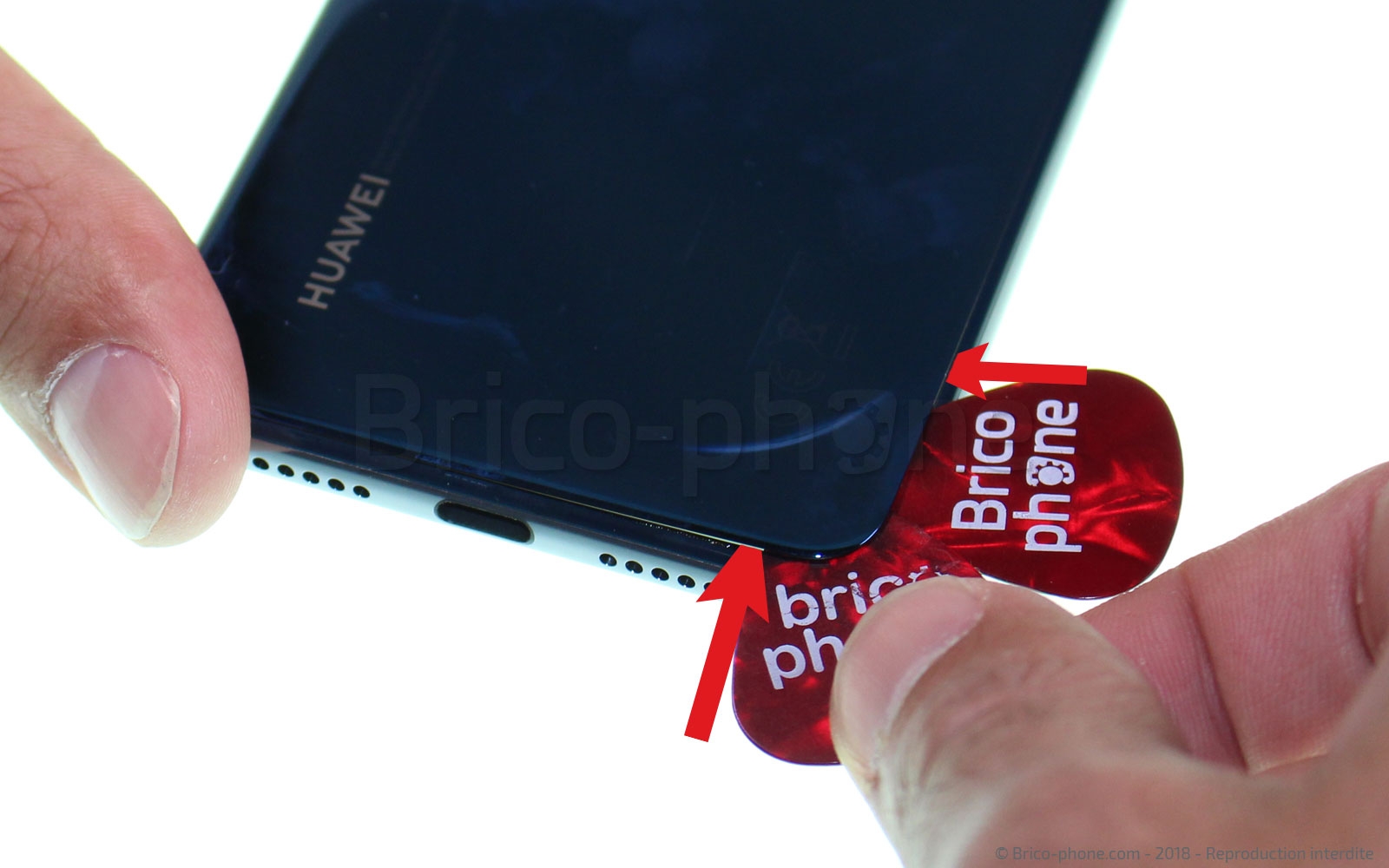 Changement du connecteur de charge sur P20 photo 3