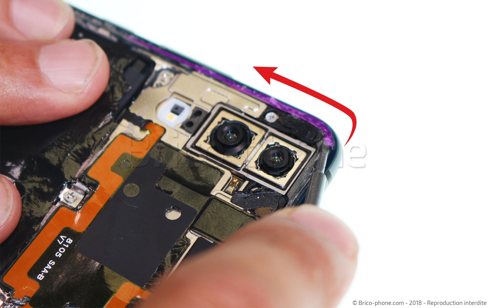 Changement du connecteur de charge sur P20 photo 2