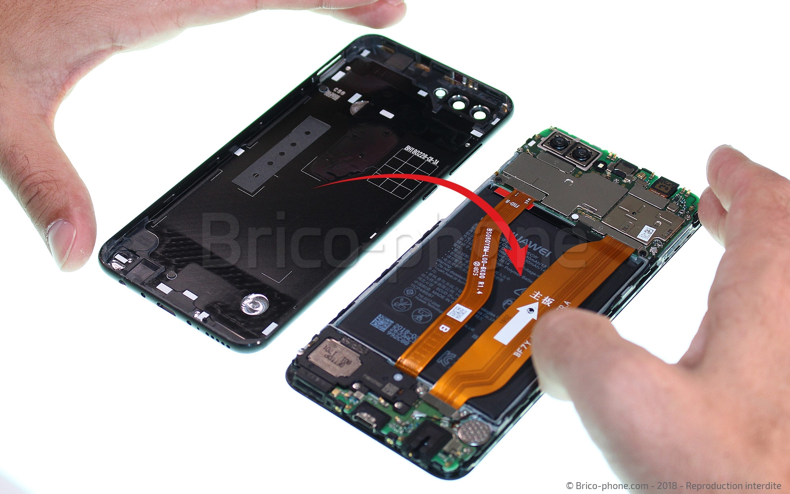 Changement de batterie sur Honor View 10 photo 2