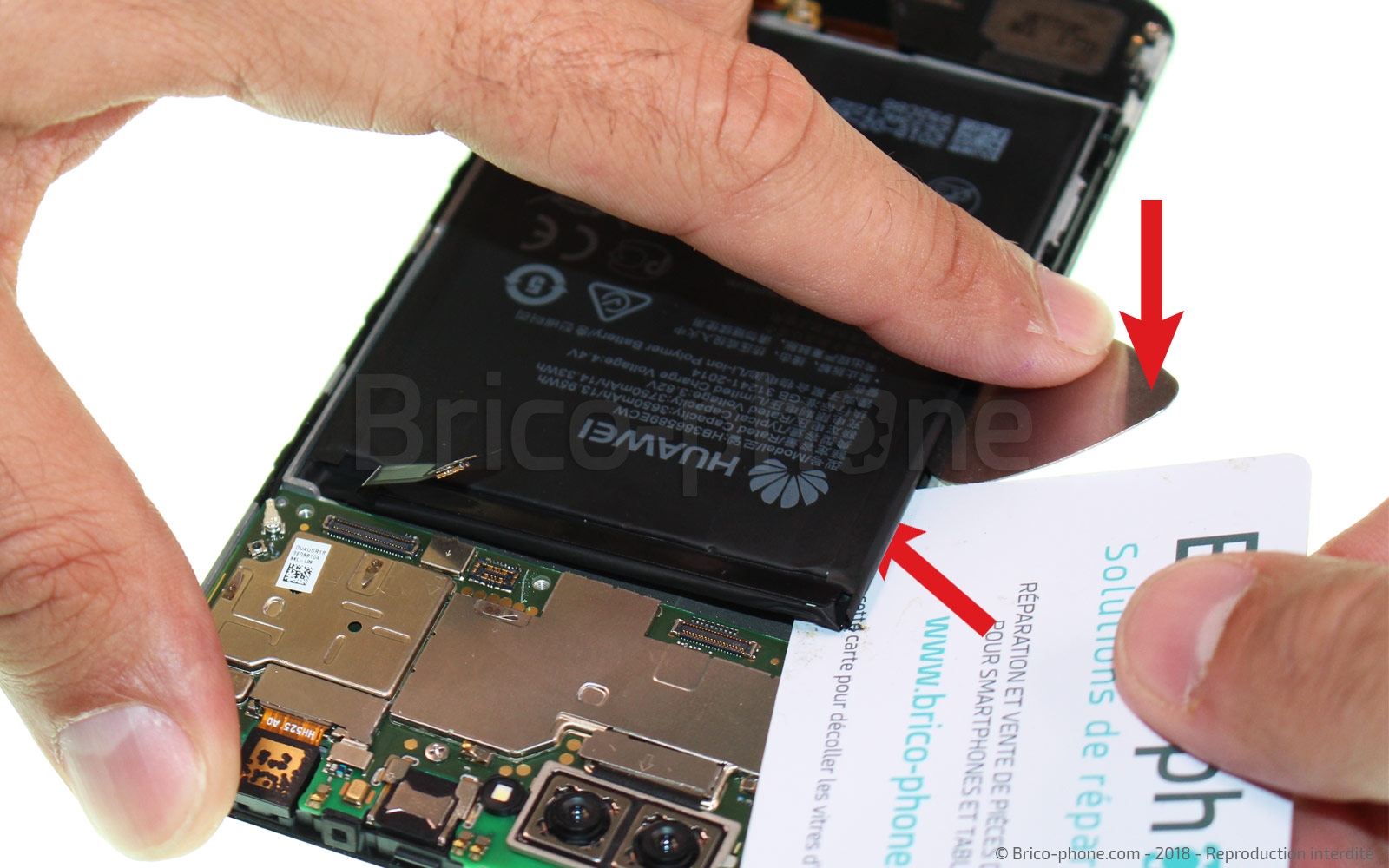 Changement de batterie sur Honor View 10 photo 1