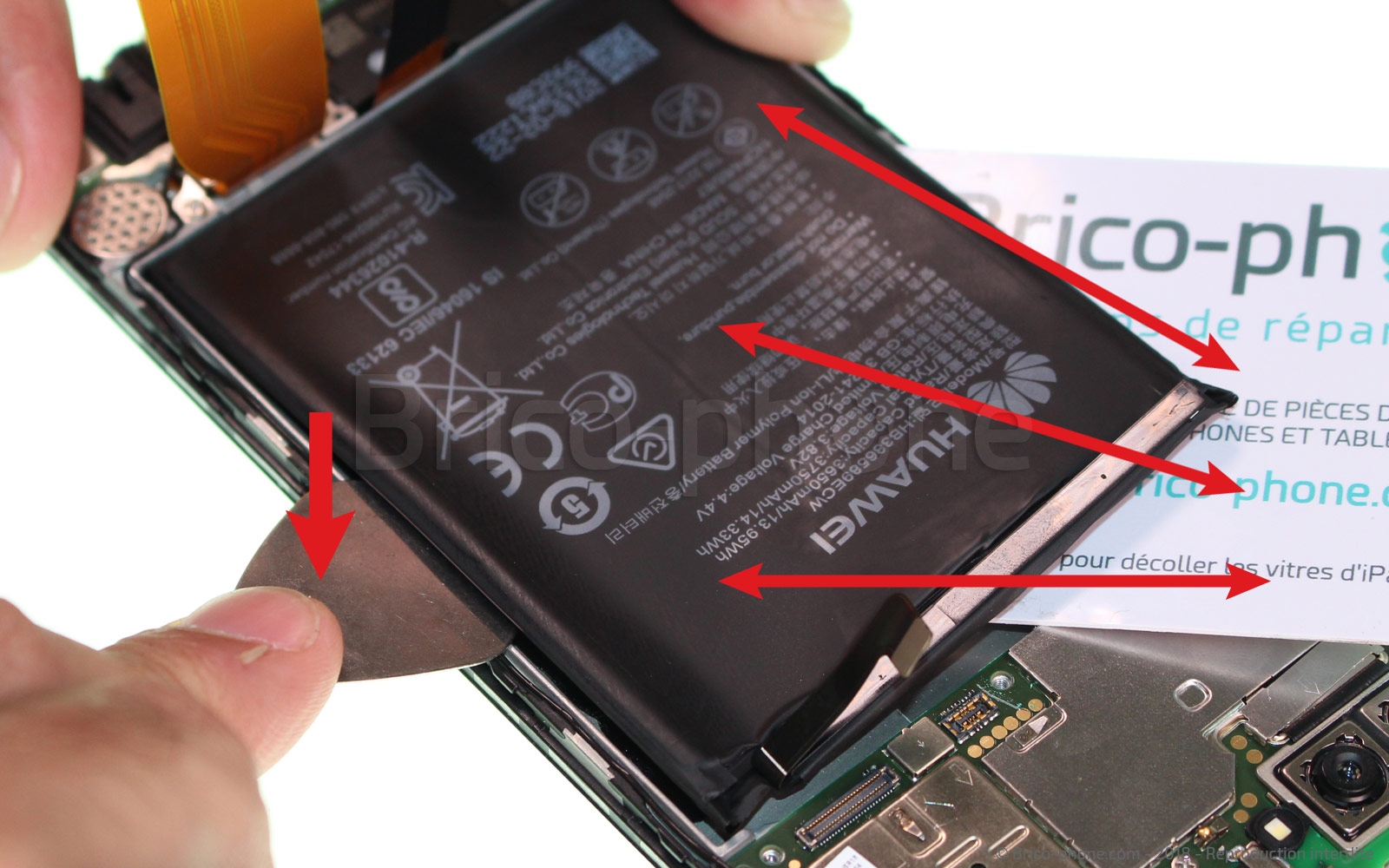 Changement de batterie sur Honor View 10 photo 2