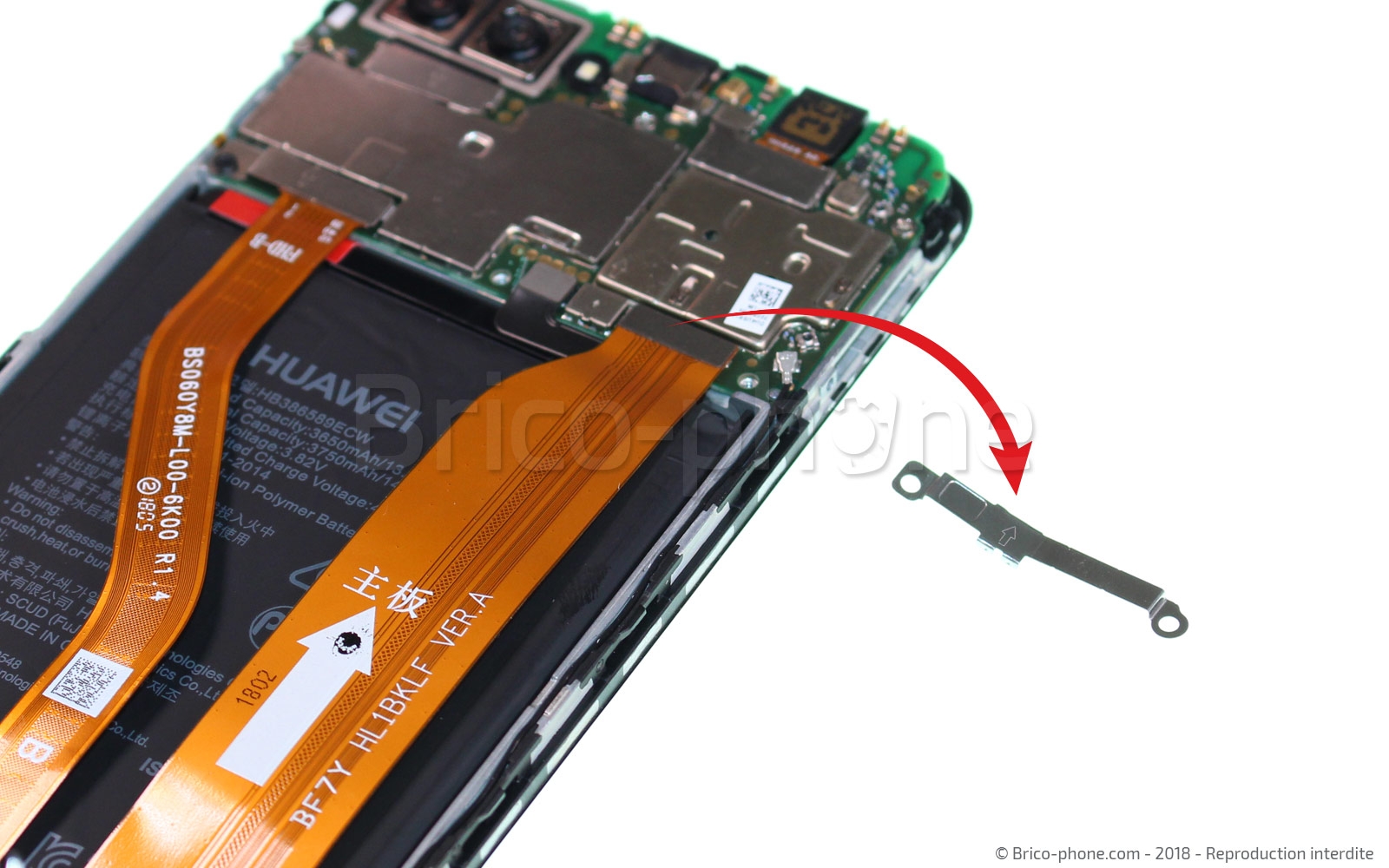 Changement du connecteur de charge sur Honor View 10 photo 3