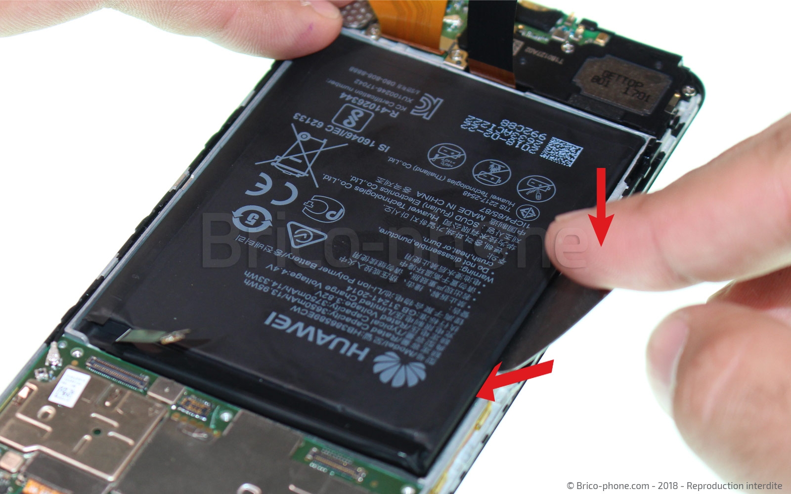 Démontage complet sur Honor View 10 photo 4