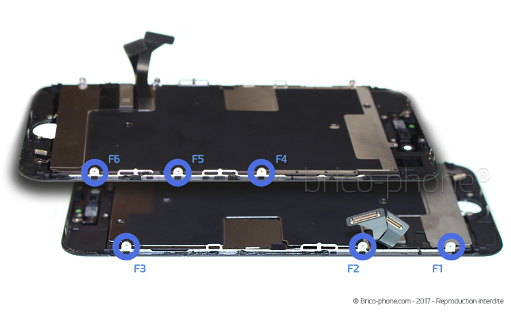 Changement d'écran (vitre+LCD) sans éléments prémontés sur iPhone 8 photo 1