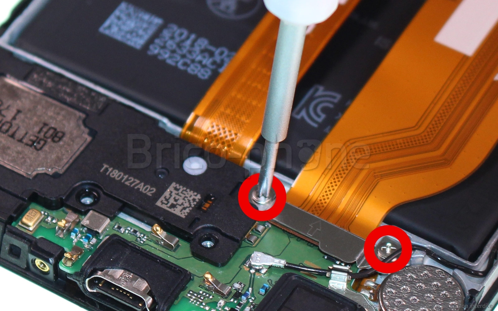 Changement du vibreur sur Honor View 10 photo 2