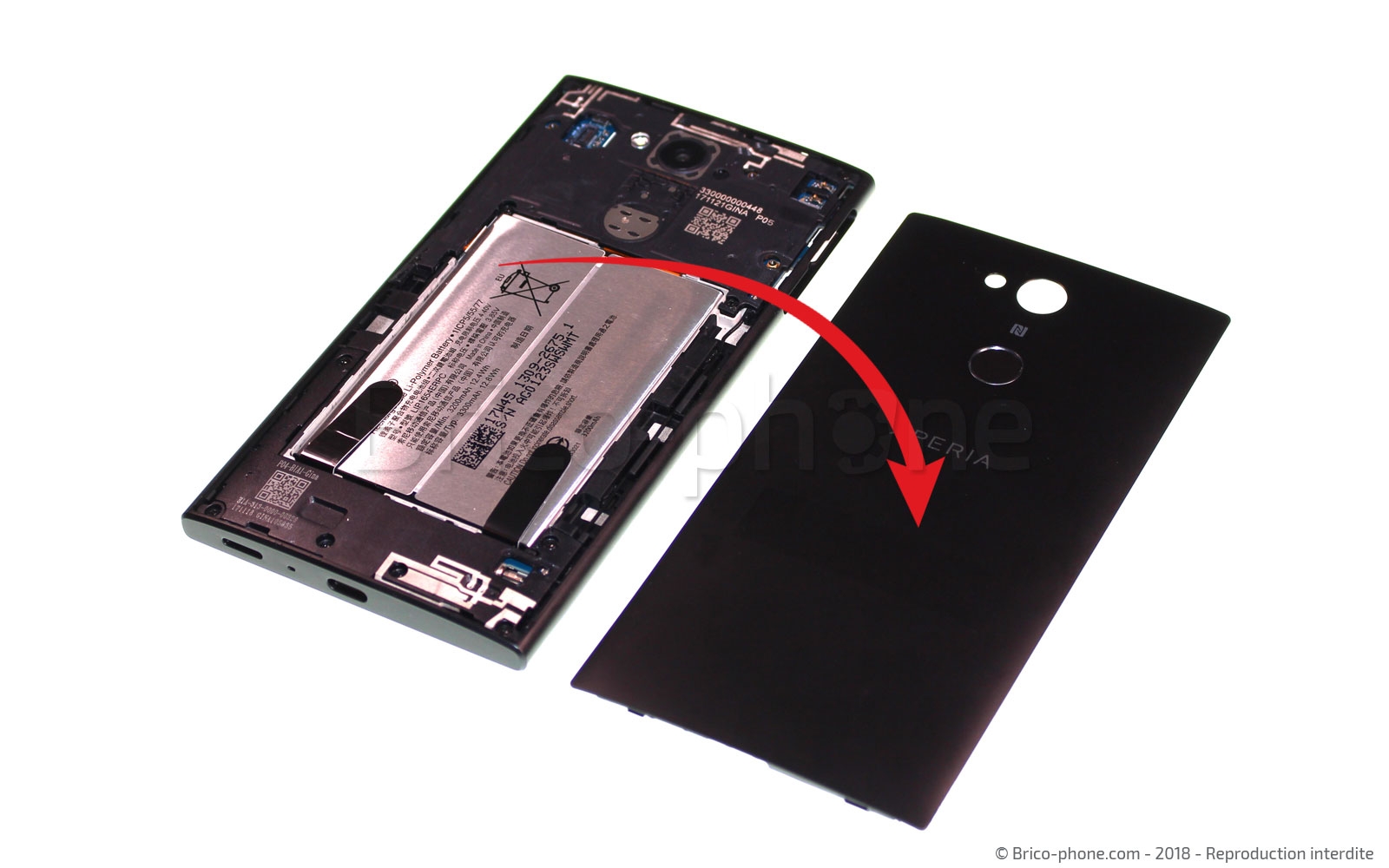 Démontage complet sur Xperia L2 - L2 Dual photo 4