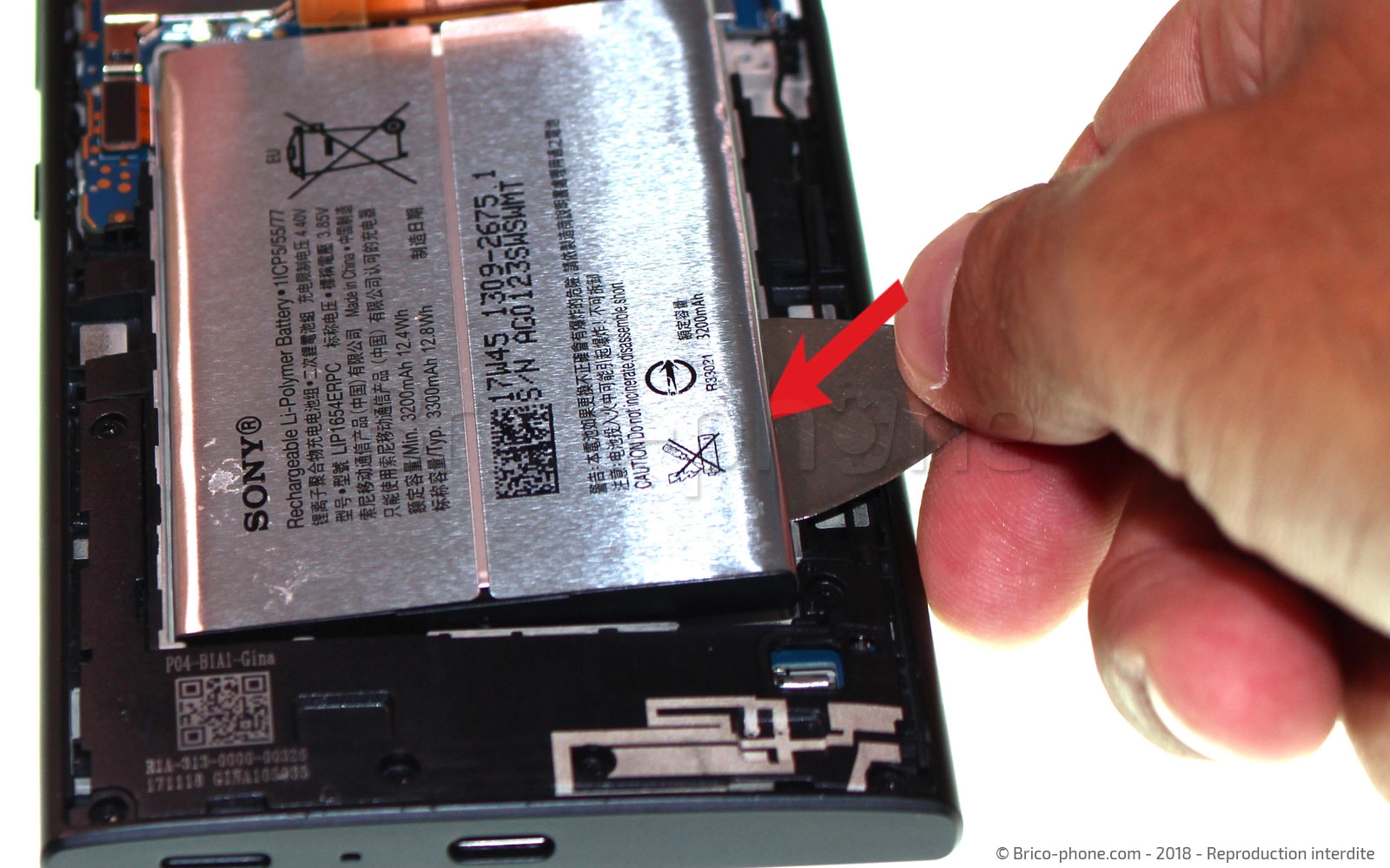 Changement de batterie sur Xperia L2 - L2 Dual photo 1