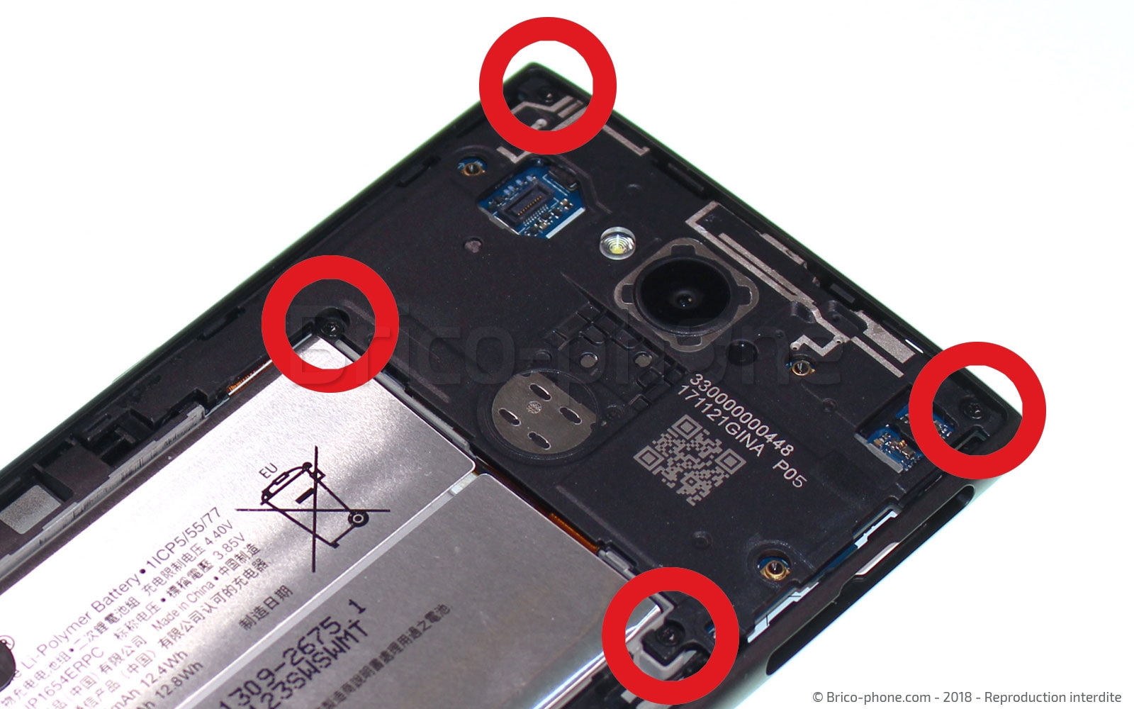 Changement du haut-parleur interne sur Xperia L2 - L2 Dual photo 1