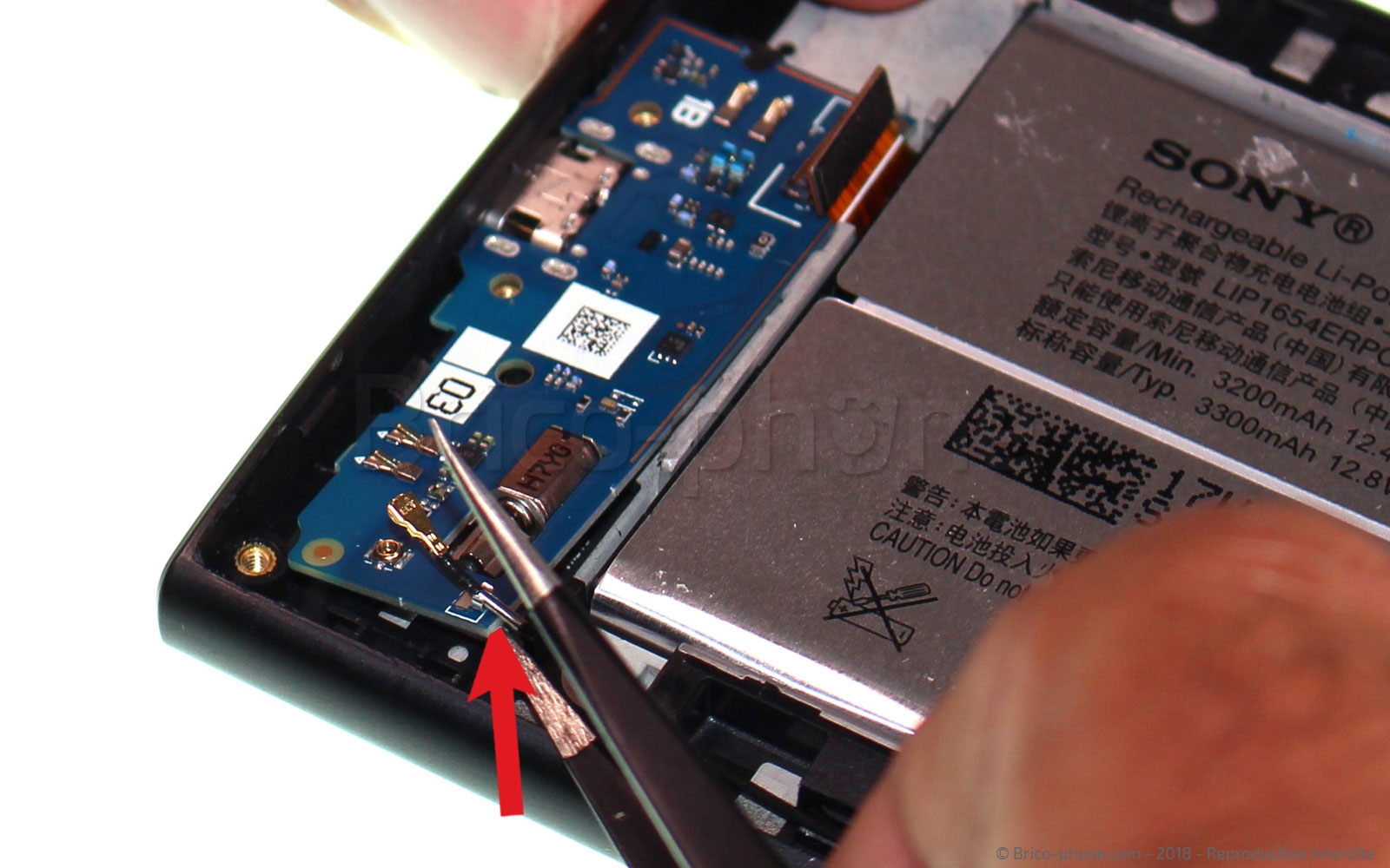 Changement du connecteur de charge sur Xperia L2 - L2 Dual photo 4