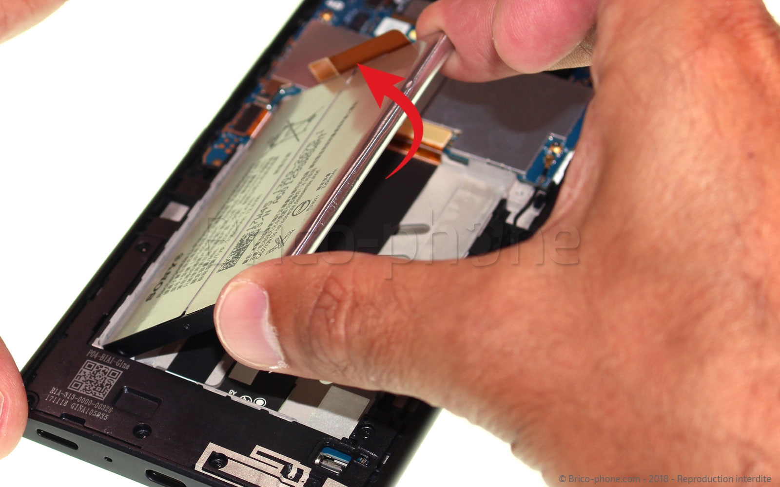 Changement d'écran (vitre+LCD) sur Xperia L2 - L2 Dual photo 3