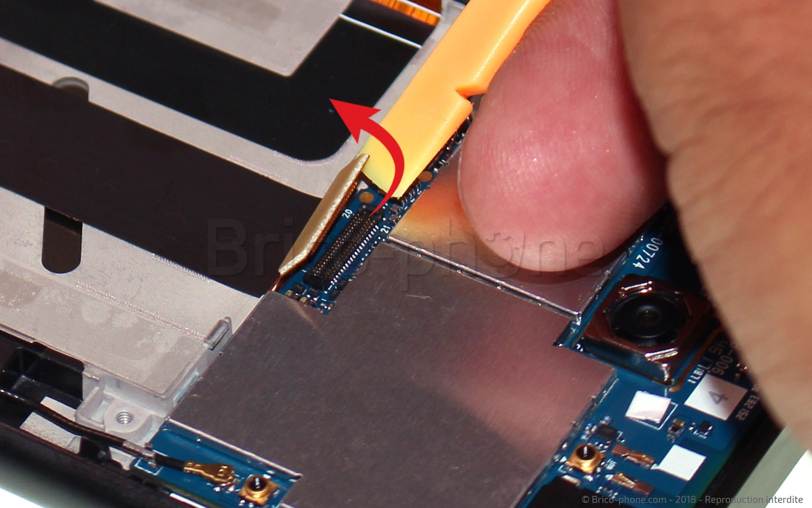 Changement d'écran (vitre+LCD) sur Xperia L2 - L2 Dual photo 2