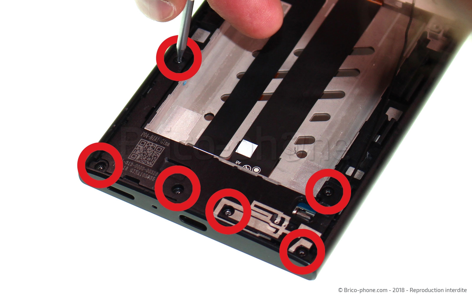 Changement d'écran (vitre+LCD) sur Xperia L2 - L2 Dual photo 1