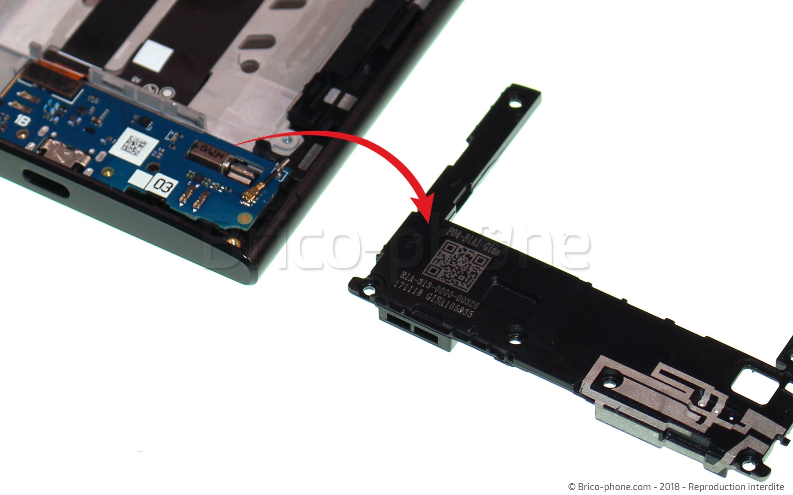 Changement d'écran (vitre+LCD) sur Xperia L2 - L2 Dual photo 4