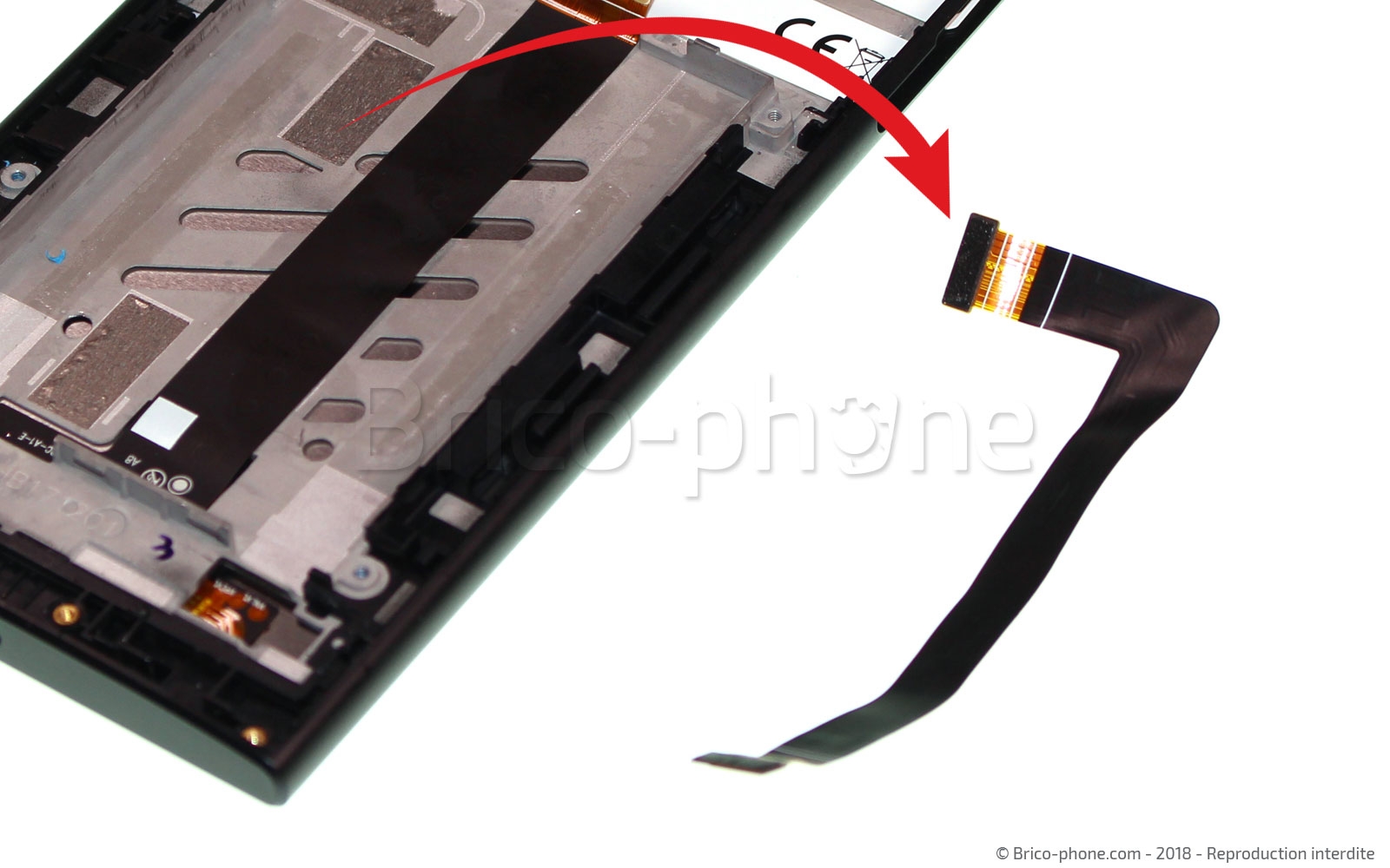 Changement d'écran (vitre+LCD) sur Xperia L2 - L2 Dual photo 4