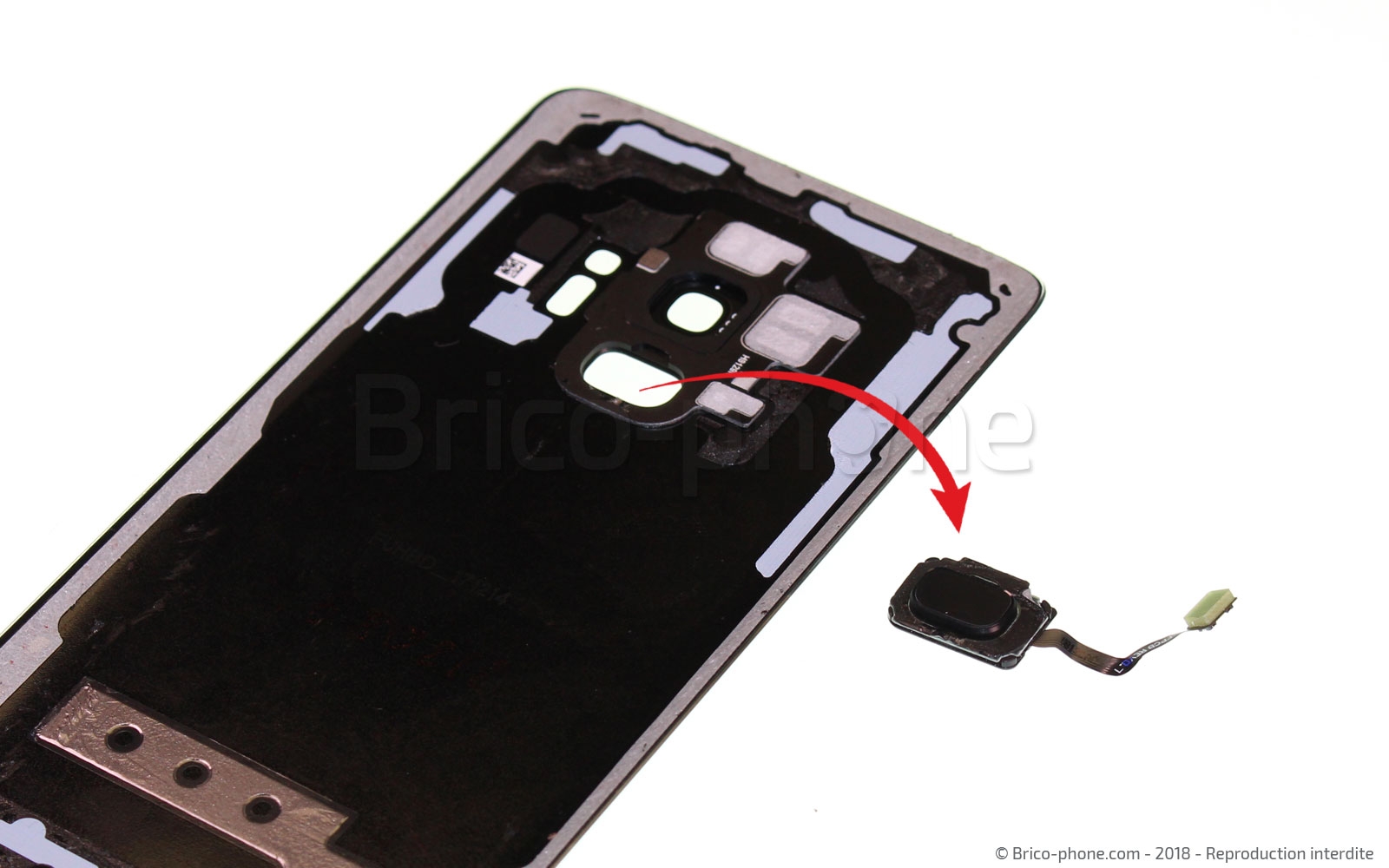 Changement de vitre arrière sur Galaxy S9 photo 3