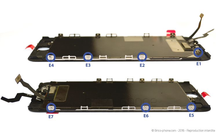 Changement d'écran (vitre+LCD) sans éléments prémontés sur iPhone 6S Plus photo 1