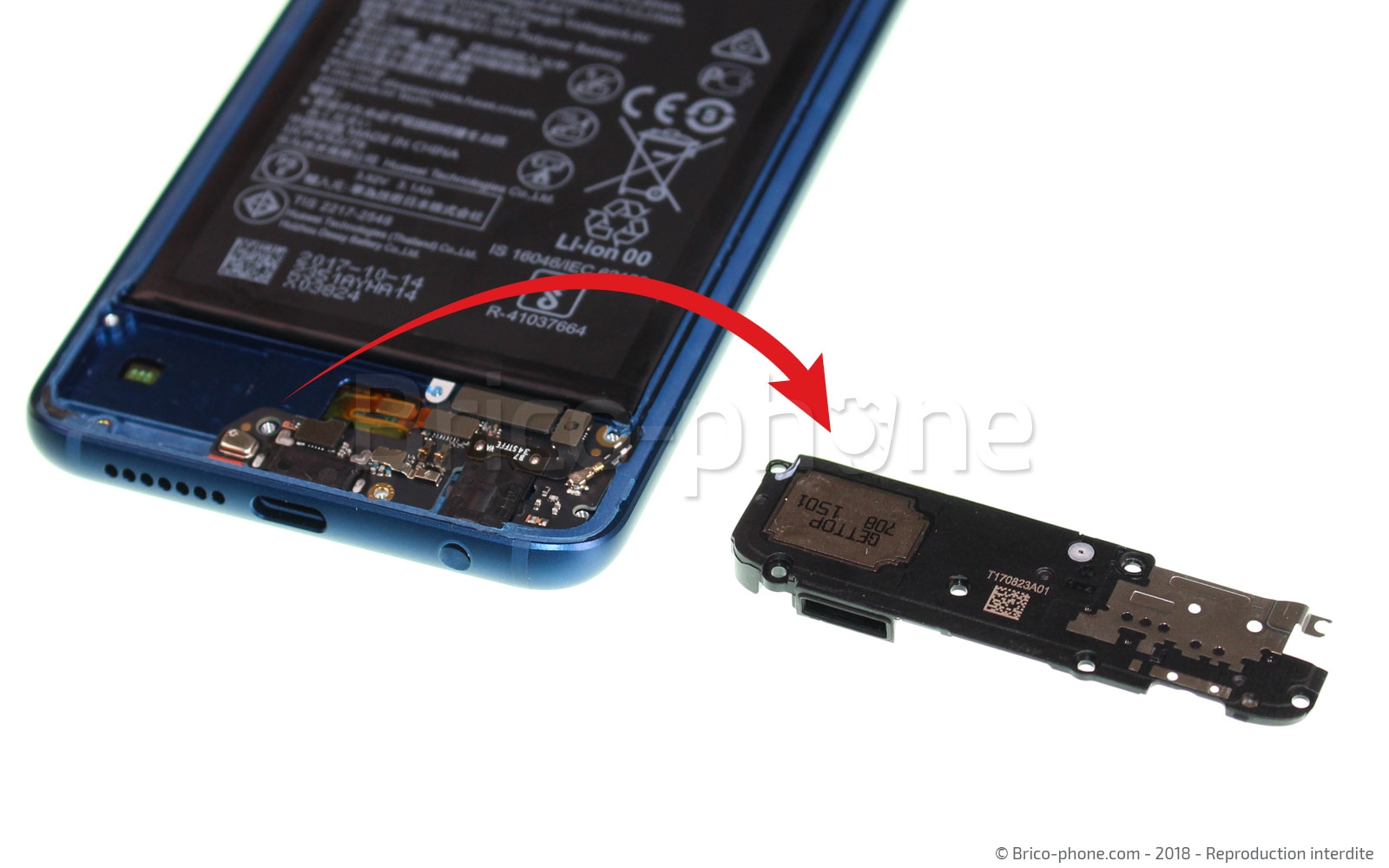 Changement d'écran (vitre+LCD) sur Honor 9 photo 4