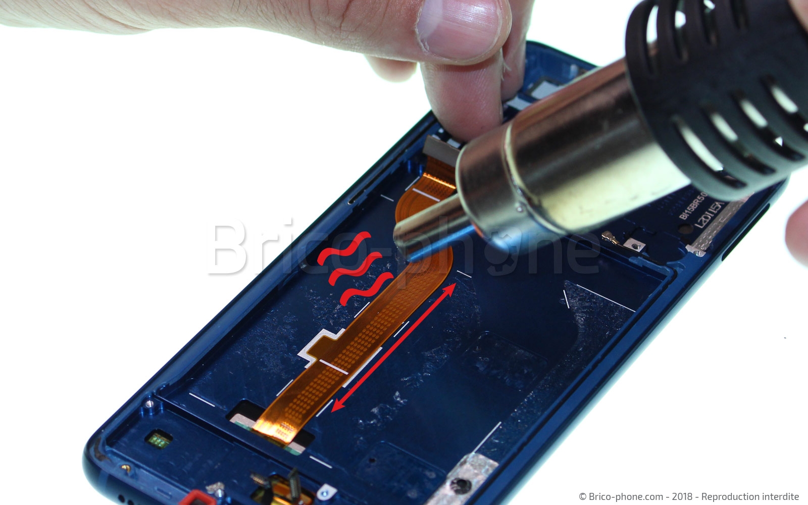 Changement d'écran (vitre+LCD) sur Honor 9 photo 1