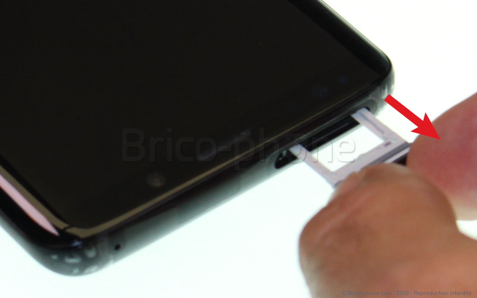 Changement de double caméra avant sur Galaxy S9 photo 3