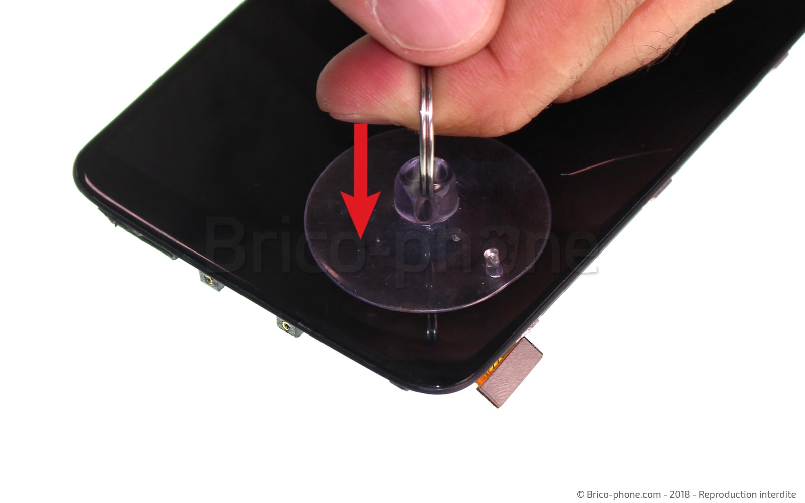 Changement d'écran (vitre+LCD) sur OnePlus 5T photo 1