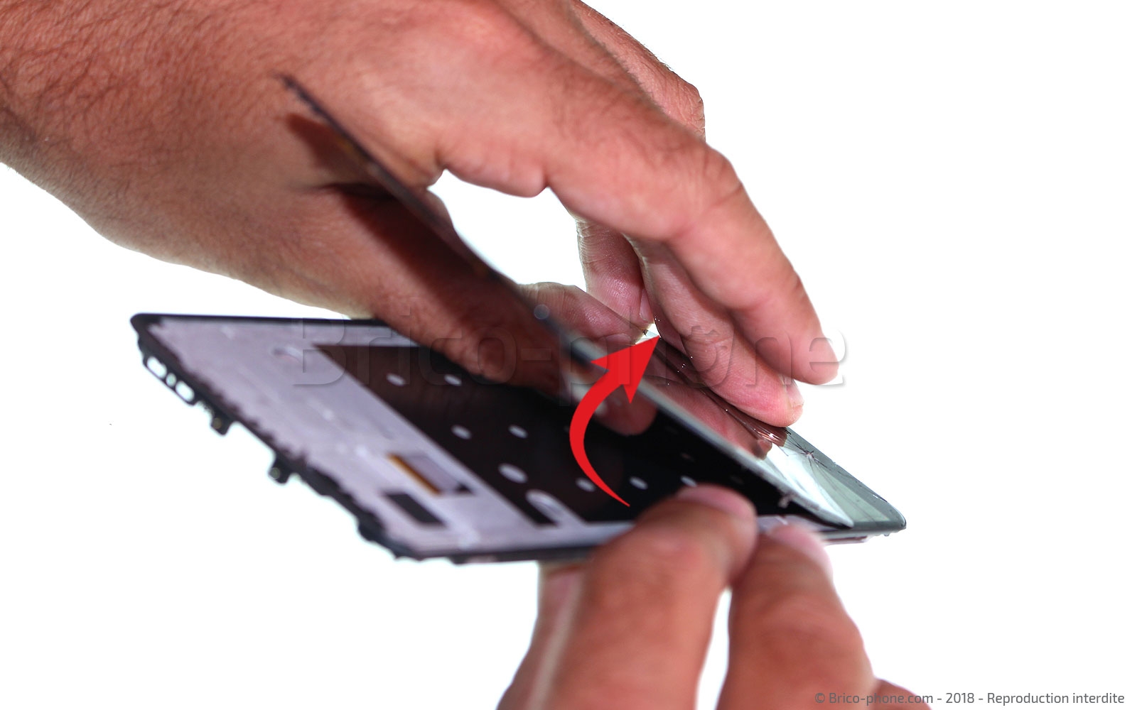 Changement d'écran (vitre+LCD) sur OnePlus 5T photo 1