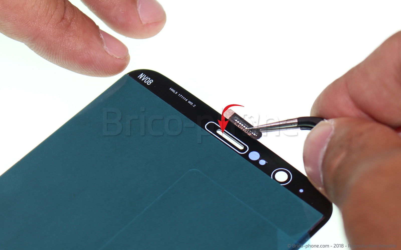 Changement d'écran (vitre+LCD) sur OnePlus 5T photo 1