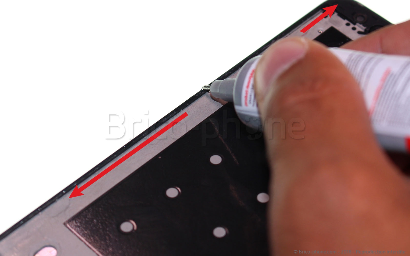 Changement d'écran (vitre+LCD) sur OnePlus 5T photo 3