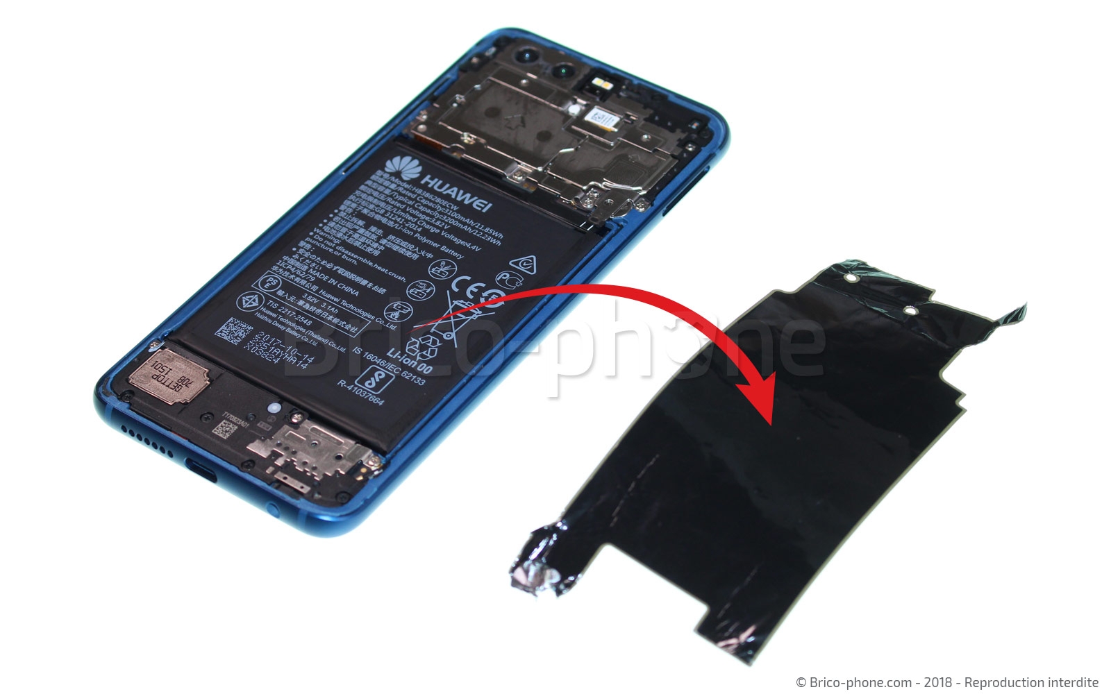 Changement de batterie sur Honor 9 photo 3