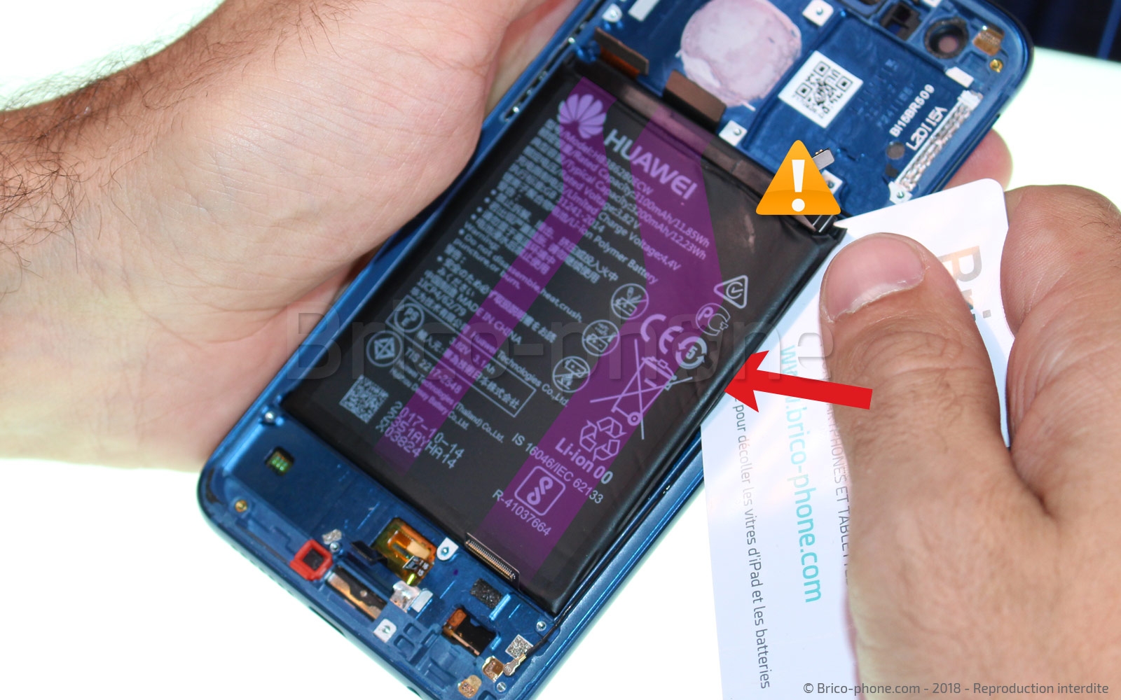 Changement de batterie sur Honor 9 photo 2