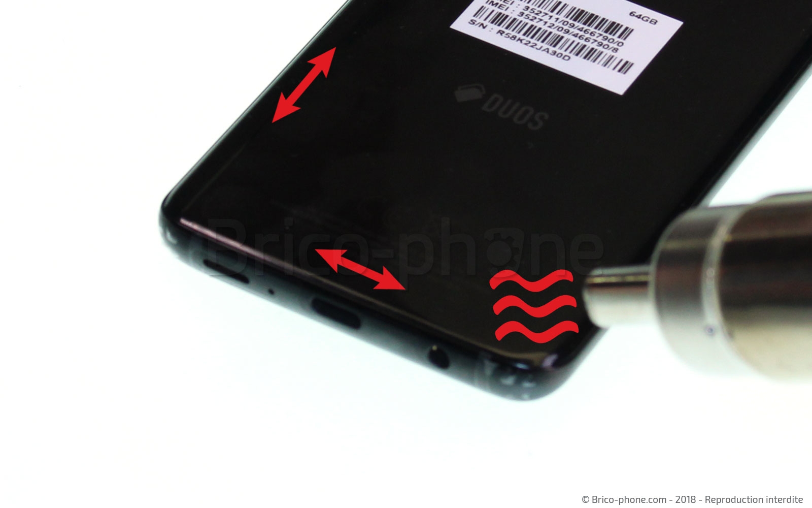 Changement de batterie sur Galaxy S9 photo 3