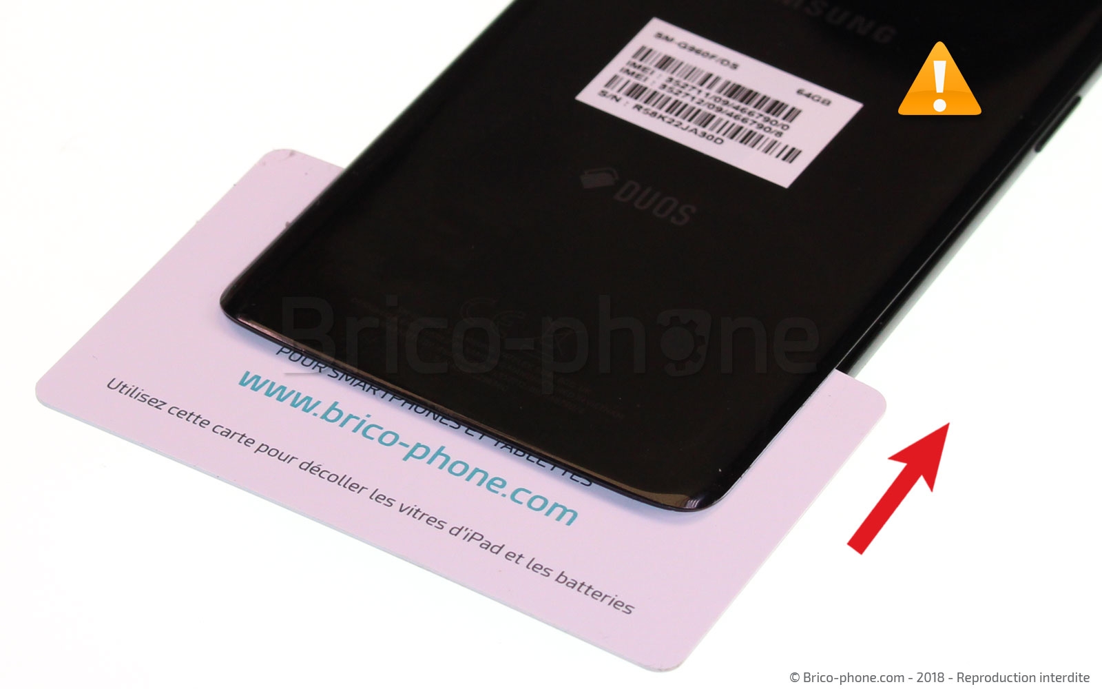 Changement de batterie sur Galaxy S9 photo 3