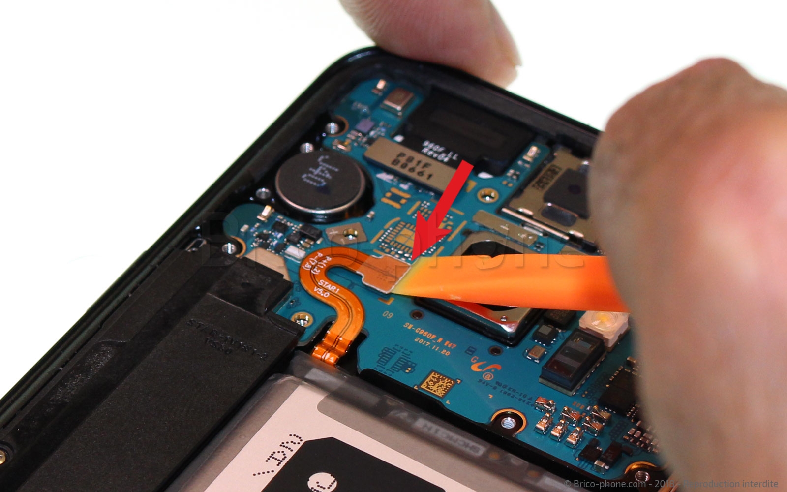 Changement de batterie sur Galaxy S9 photo 1