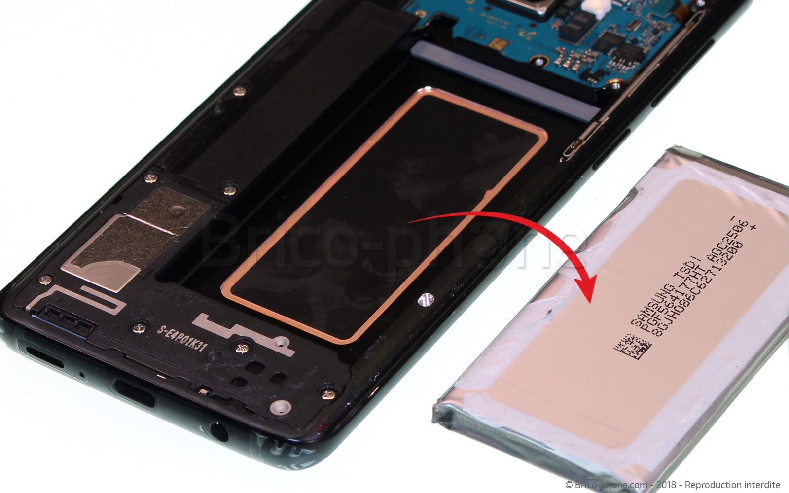 Changement de batterie sur Galaxy S9 photo 4