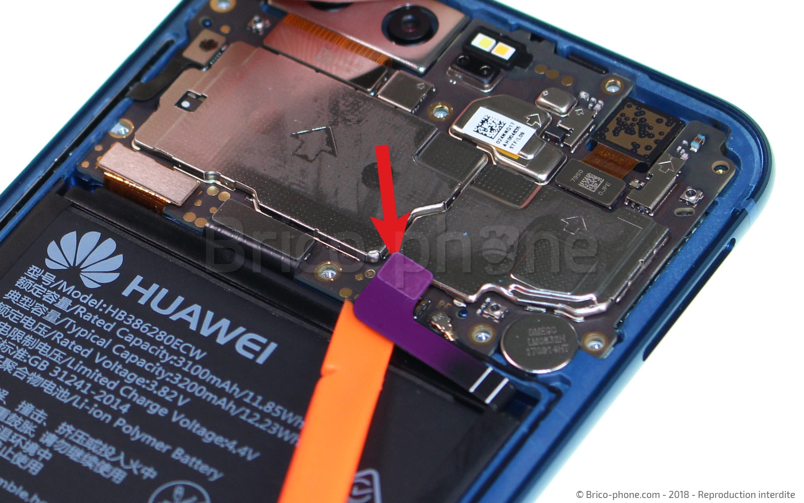 Changement du connecteur de charge sur Honor 9 photo 1