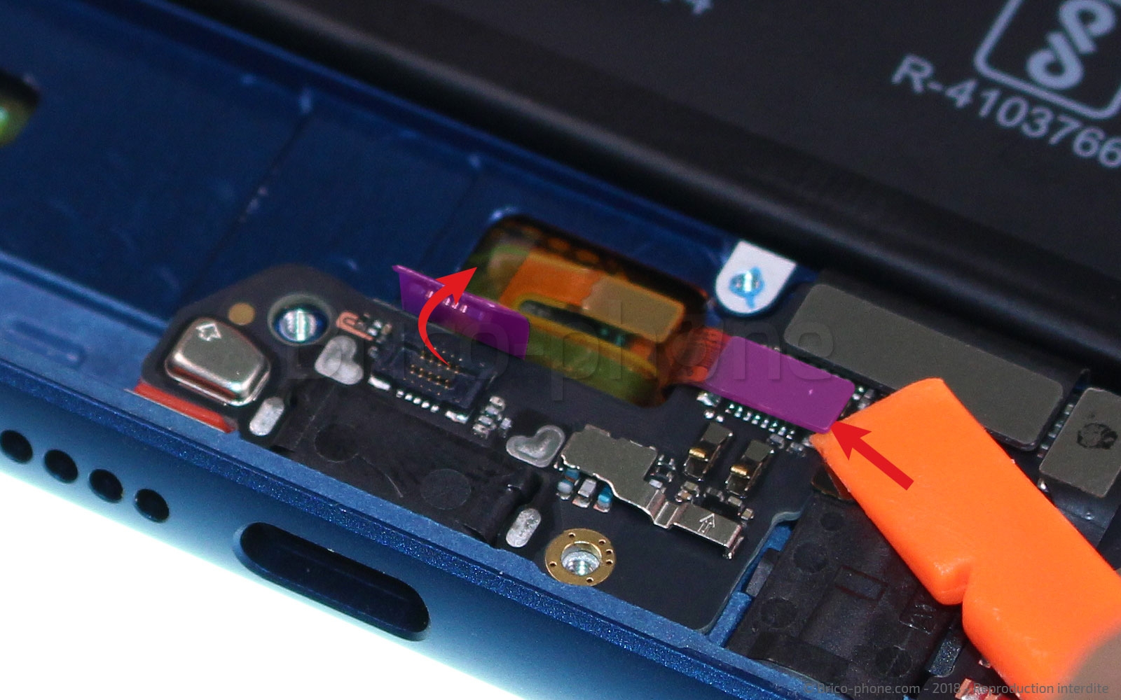 Changement du connecteur de charge sur Honor 9 photo 1