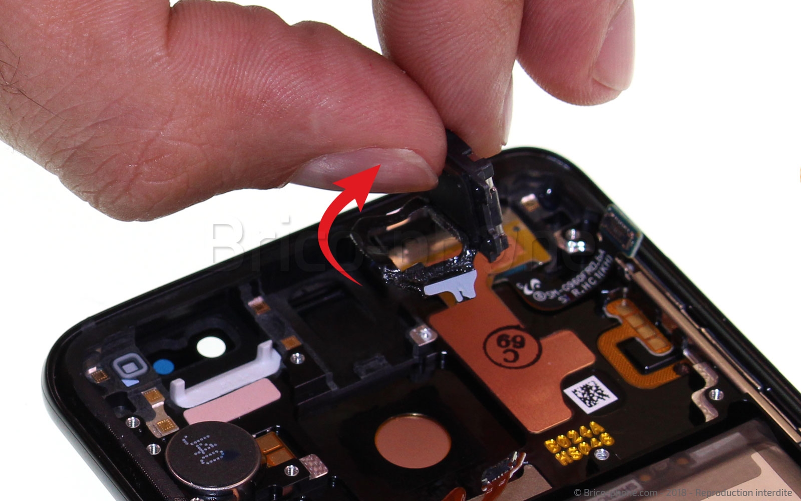 Changement d'écran (vitre+AMOLED) sur Galaxy S9 photo 3