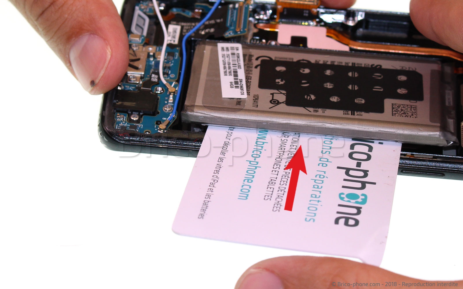 Changement d'écran (vitre+AMOLED) sur Galaxy S9 photo 2