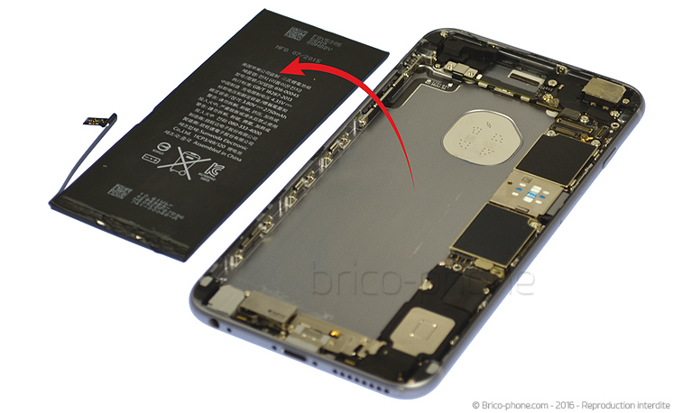 Changement de batterie sur iPhone 6S Plus photo 1
