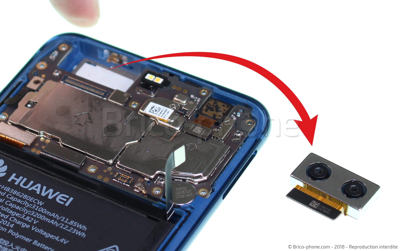 Démontage complet  sur Honor 9 photo 2