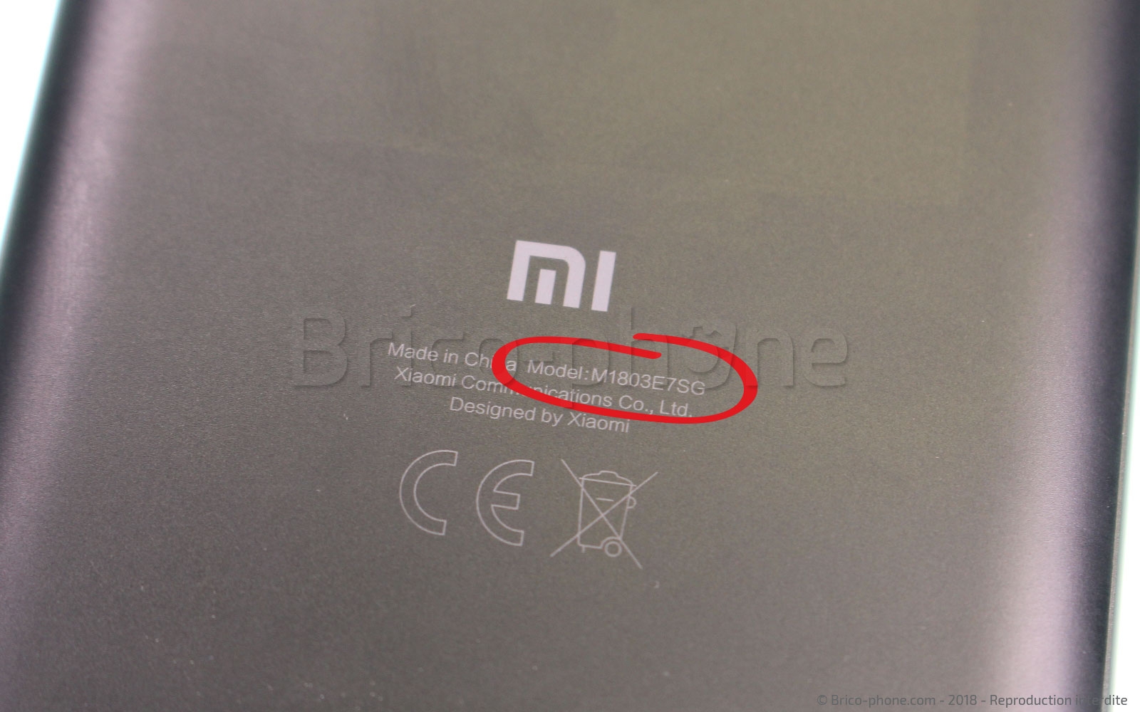 Changement de batterie sur Redmi Note 5 photo 1