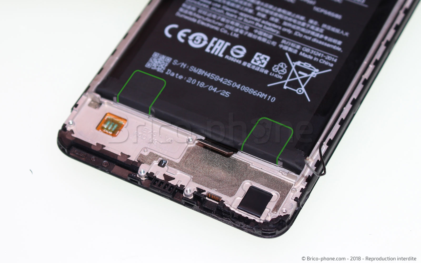 Changement de batterie sur Redmi Note 5 photo 1