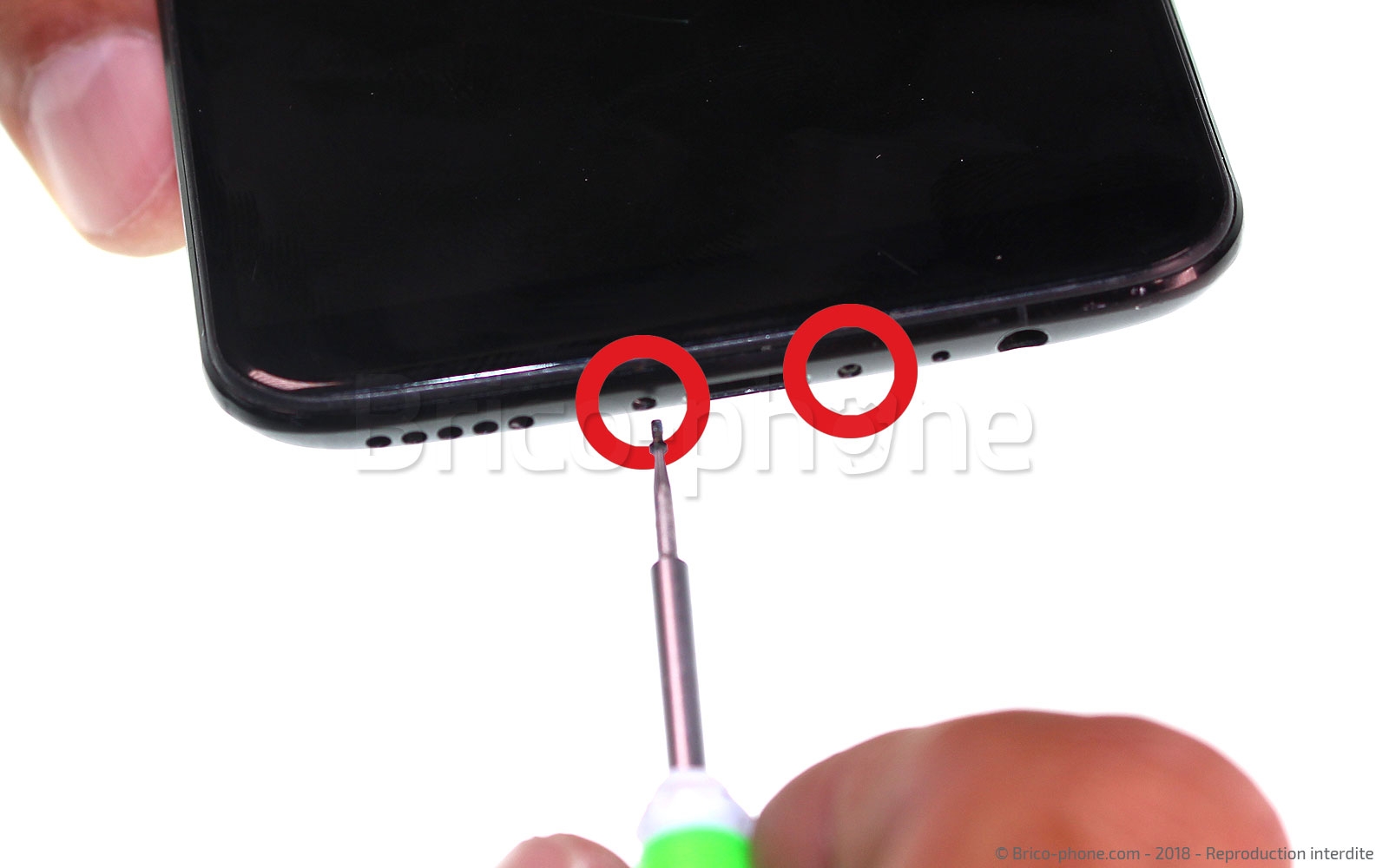 Changement de batterie sur OnePlus 5T photo 1