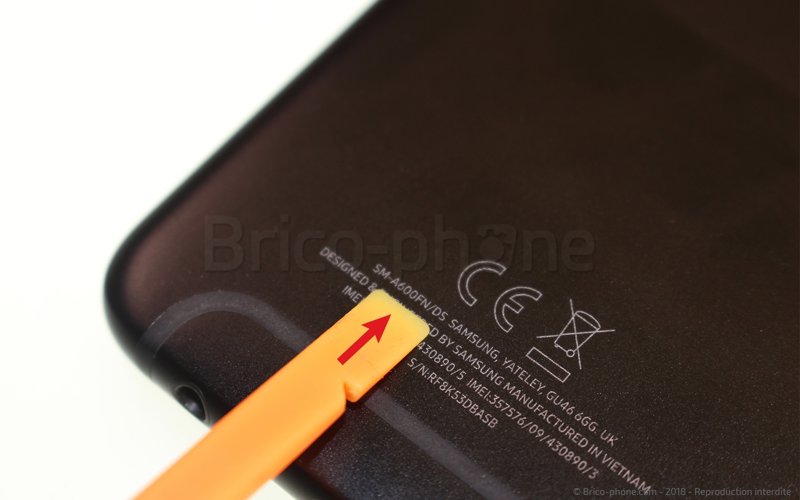 Démontage complet sur Galaxy A6 2018 photo 1